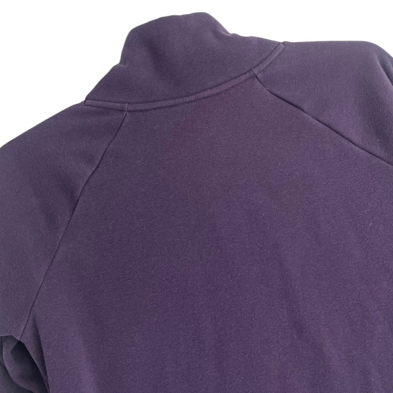 Athleta Purple Soft Asymmetrical High Neck Sweatshirt