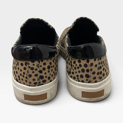 Dr. Scholl's Cheetah Print Faux Suede Slip On Sneakers