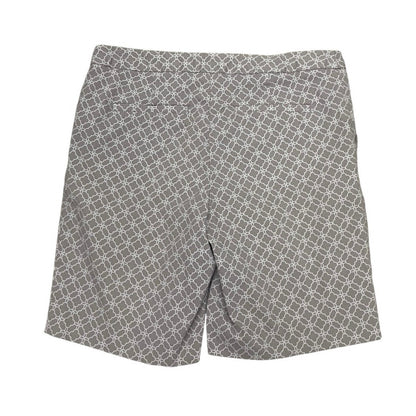 Mario Serrani Quatrefoil Print Midi Shorts