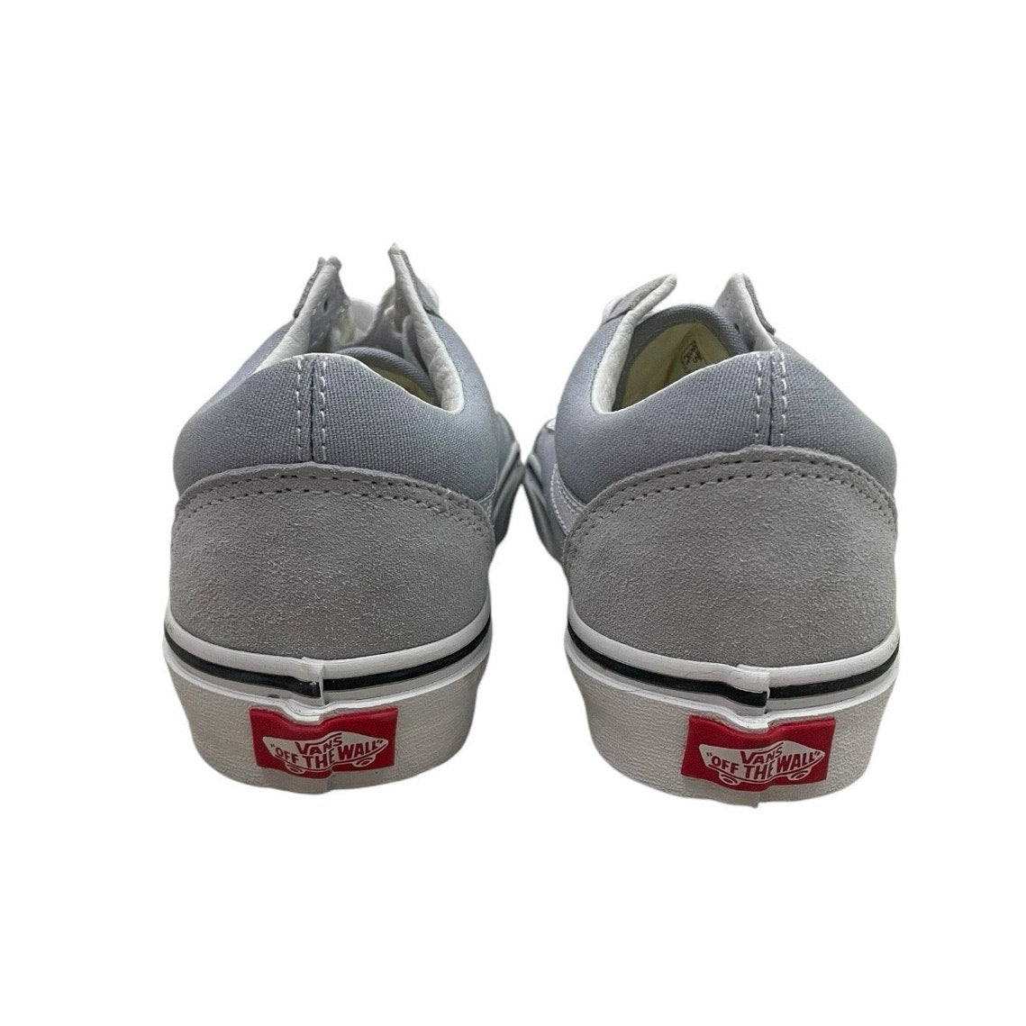 Vans Light Blue Grey Low Top Canvas Sneakers