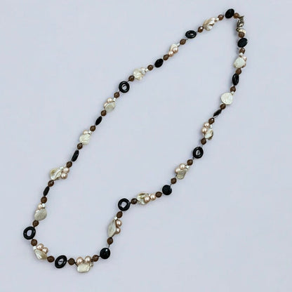 Cookie Lee Vintage Beaded & Stone Necklace