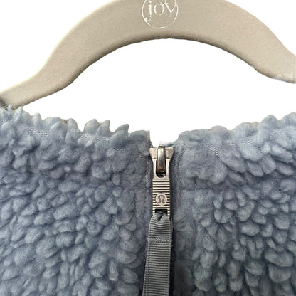 Lululemon Athletica Light Blue Fluffy Sherpa Teddy Sweatshirt