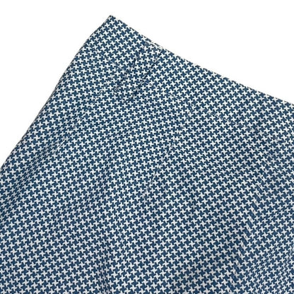 Sky and Sparrow Blue & White Patterned Mini Skirt