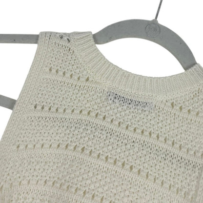 SO White Knit Tank Top