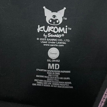 Kuromi by Sanrio Black Graphic Tank Top