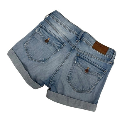 &Denim by H&M Low Waist Cuffed Mini Jean Shorts