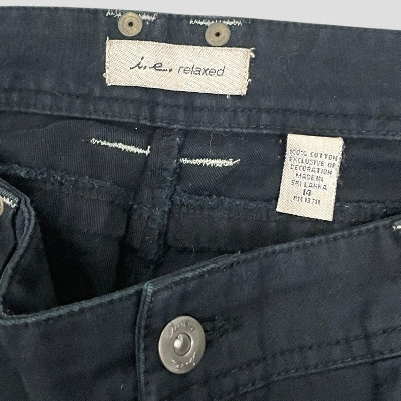 I.E. Relaxed Black Flare Jeans