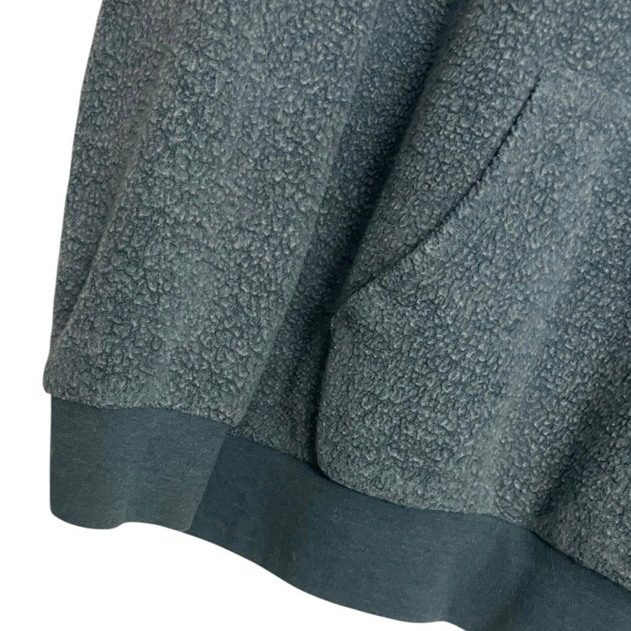 Soft Serve Mens Blue Fleece Hoodie Sweatshirt