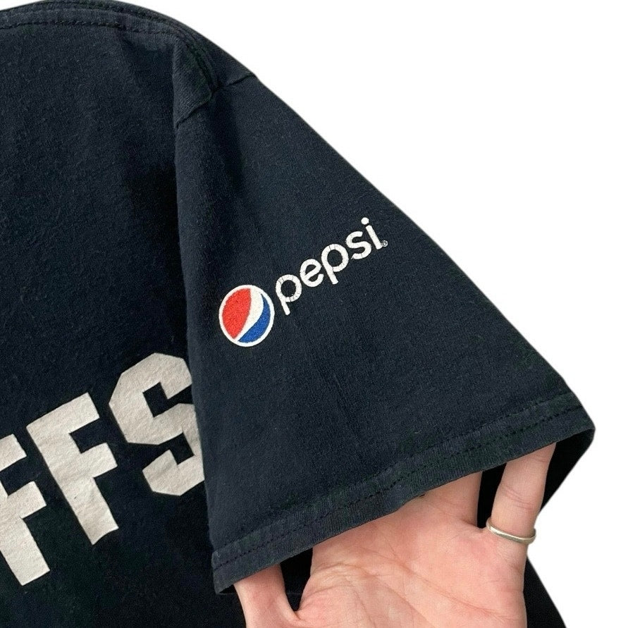 Gildan Go Buffs University of Colorado Black & White Pepsi Graphic Tee