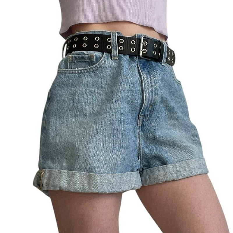 BDG Denim Mom High Rise Jean Mini Shorts