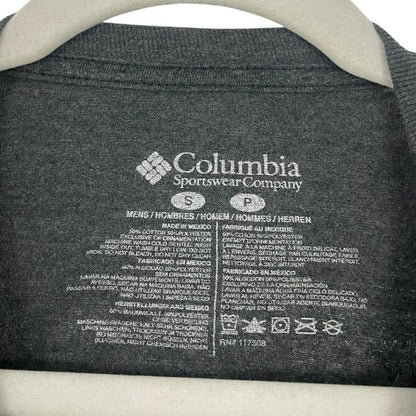 Columbia Mens Grey PFG American Flag Fish Graphic Tee