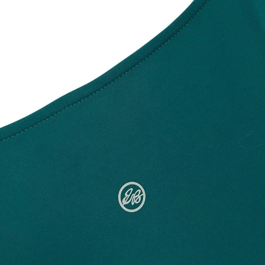 Eddie Bauer Teal Active A-Line V-Neck Mini Dress