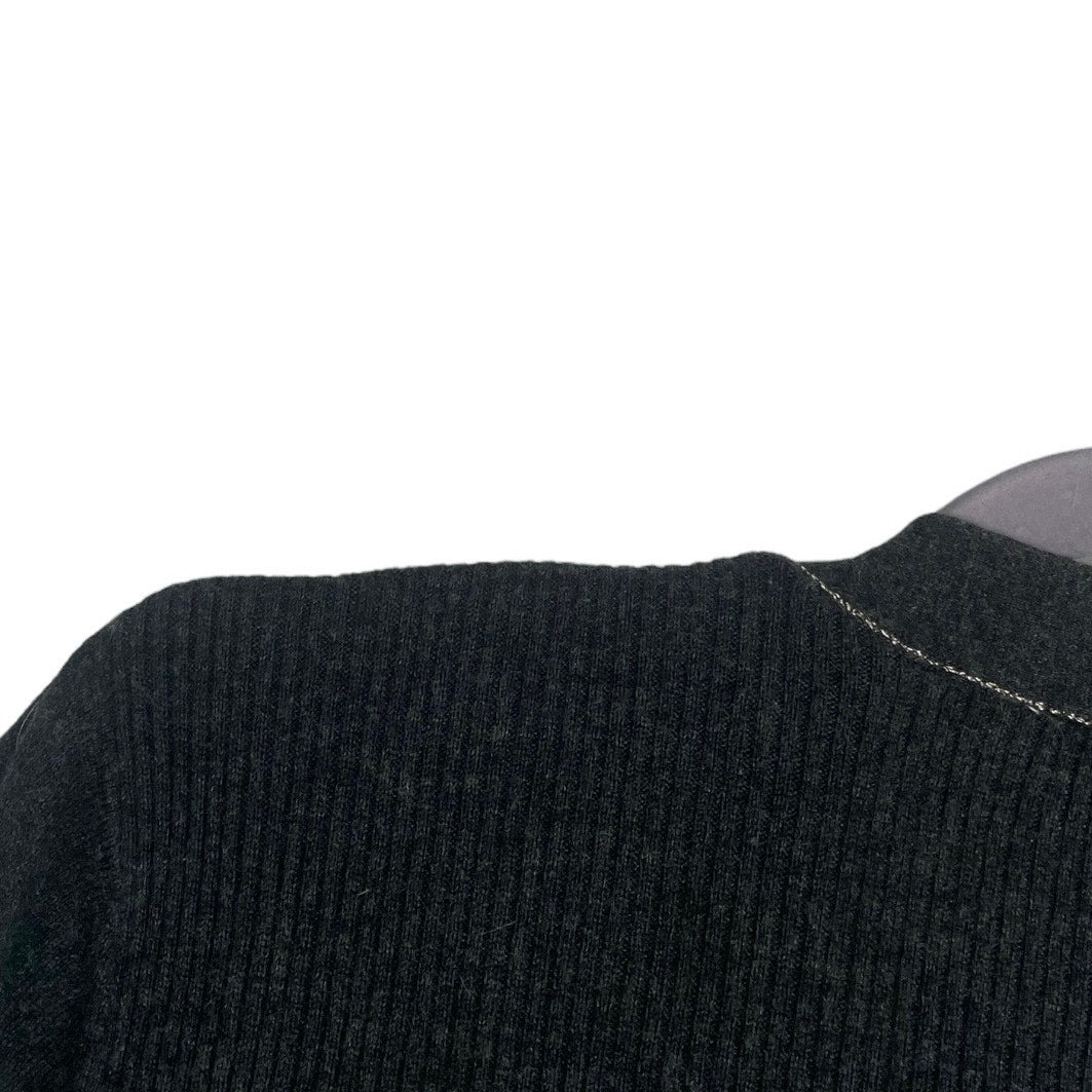Ann Taylor LOFT Grey Button Down Cardigan Sweater