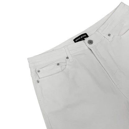 DKNY Jeans White Denim Mini Shorts