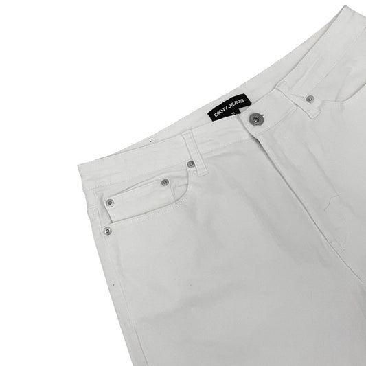 DKNY Jeans White Denim Mini Shorts