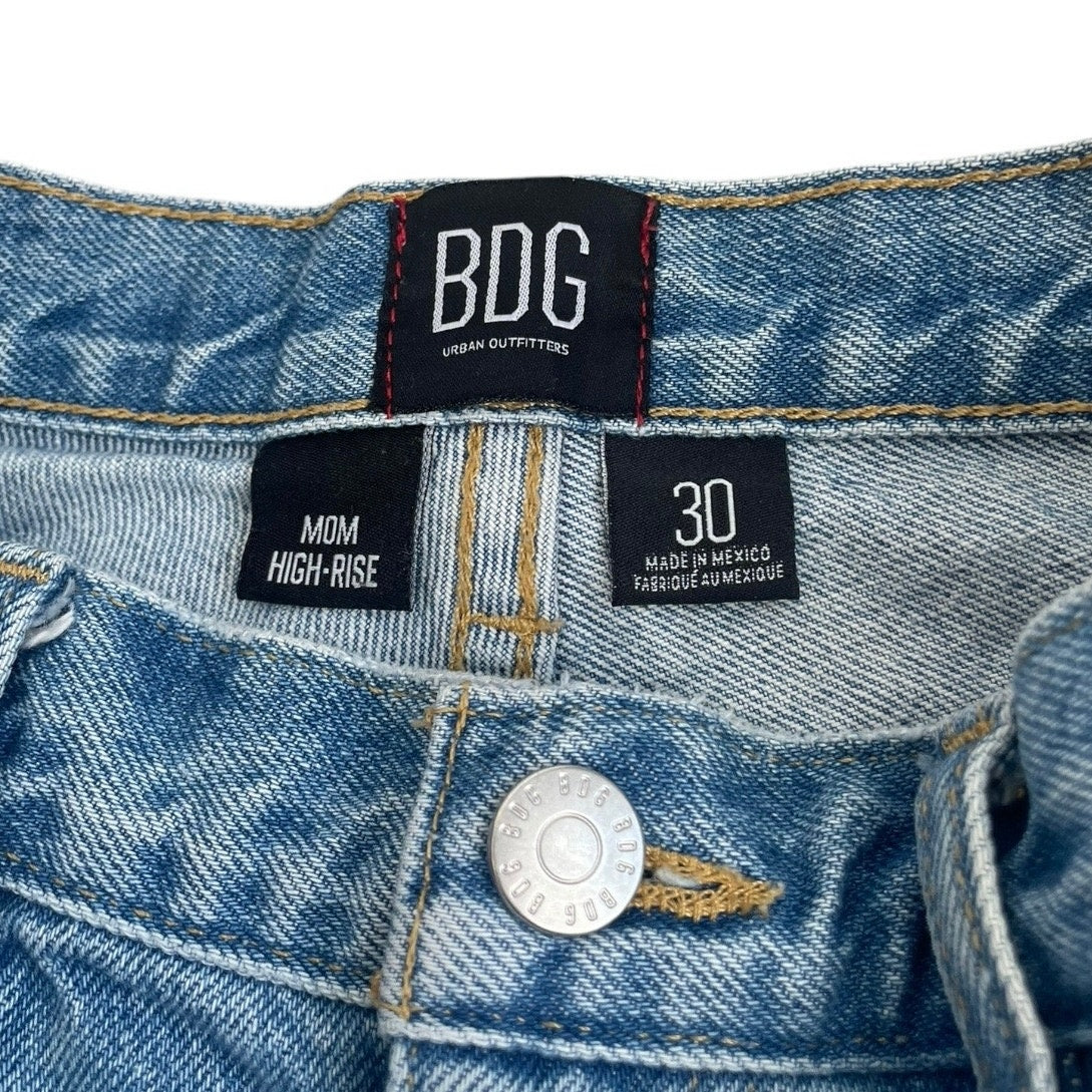 BDG Denim Mom High Rise Jean Mini Shorts