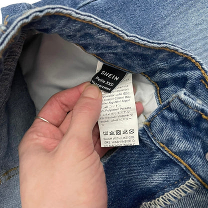 SHEIN Petite Wide Leg Jeans