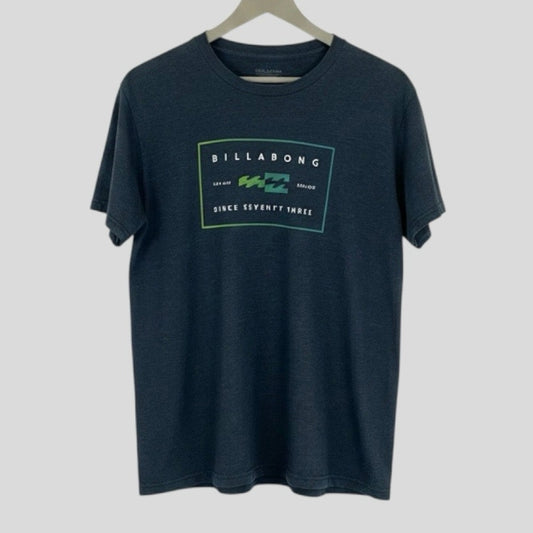 Billabong Mens Grand Grey Since Seventy Three Graphic Tee