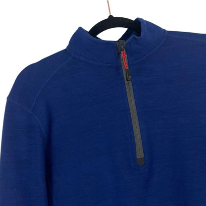 NWT Avalanche Mens Soft Blue Quarter Zip Sweatshirt