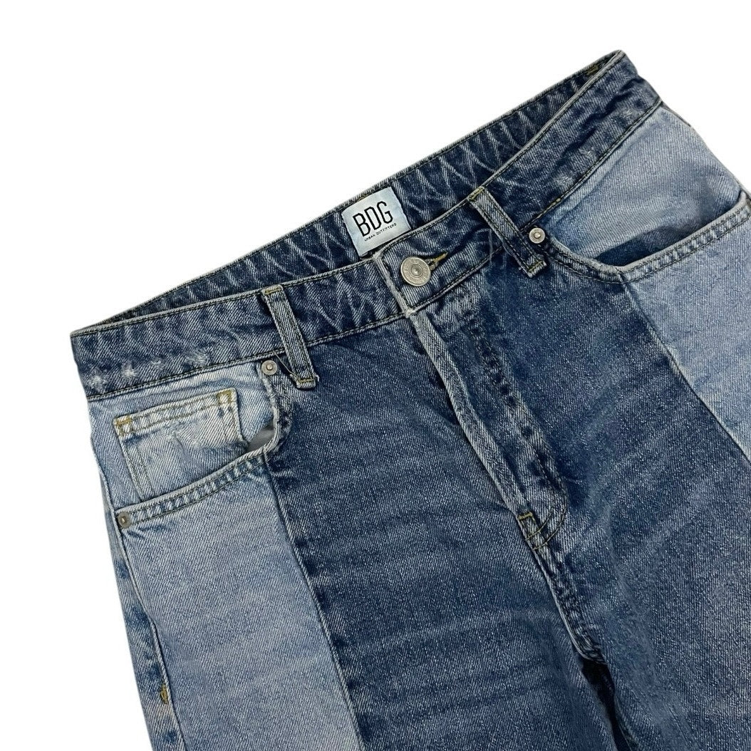 BDG Jessye Two Tone Paneled Patchwork High Rise Jeans