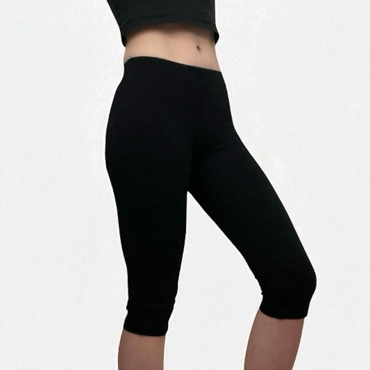 INC International Concepts Petite Black Capris Cropped Leggings