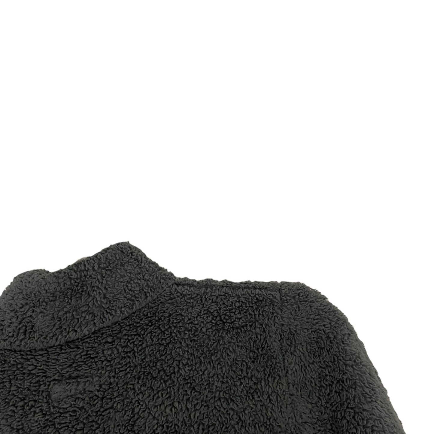 Patagonia Juniors Grey Teddy Sherpa Quarter Zip Sweatshirt