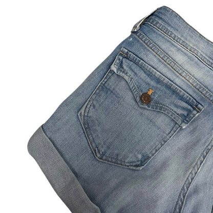 &Denim by H&M Low Waist Cuffed Mini Jean Shorts