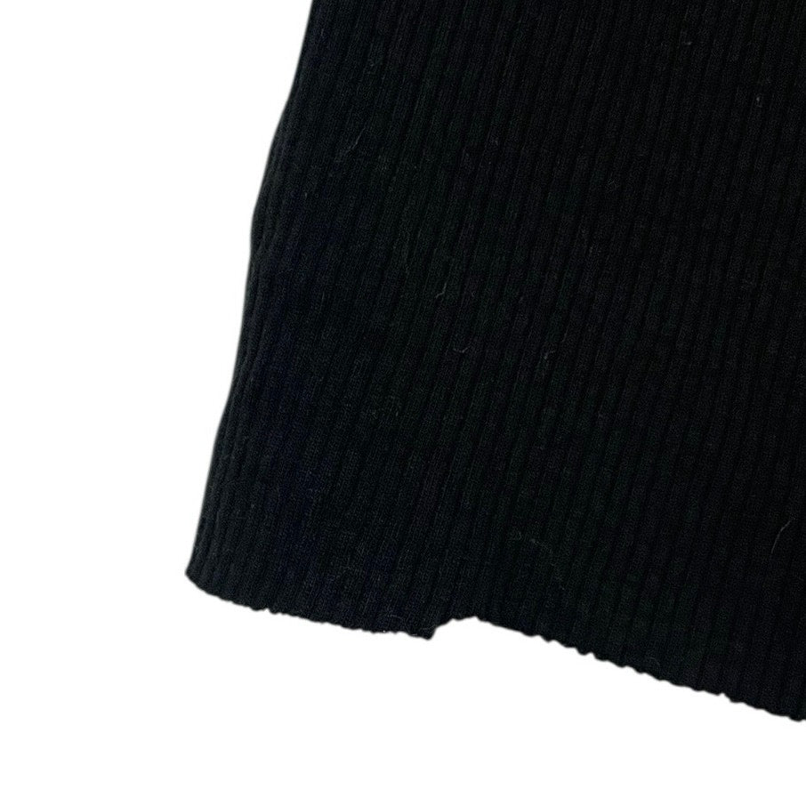 Divided by H&M Black Cropped Ribbed Tank Top