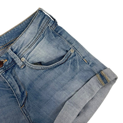 &Denim by H&M Low Waist Cuffed Mini Jean Shorts