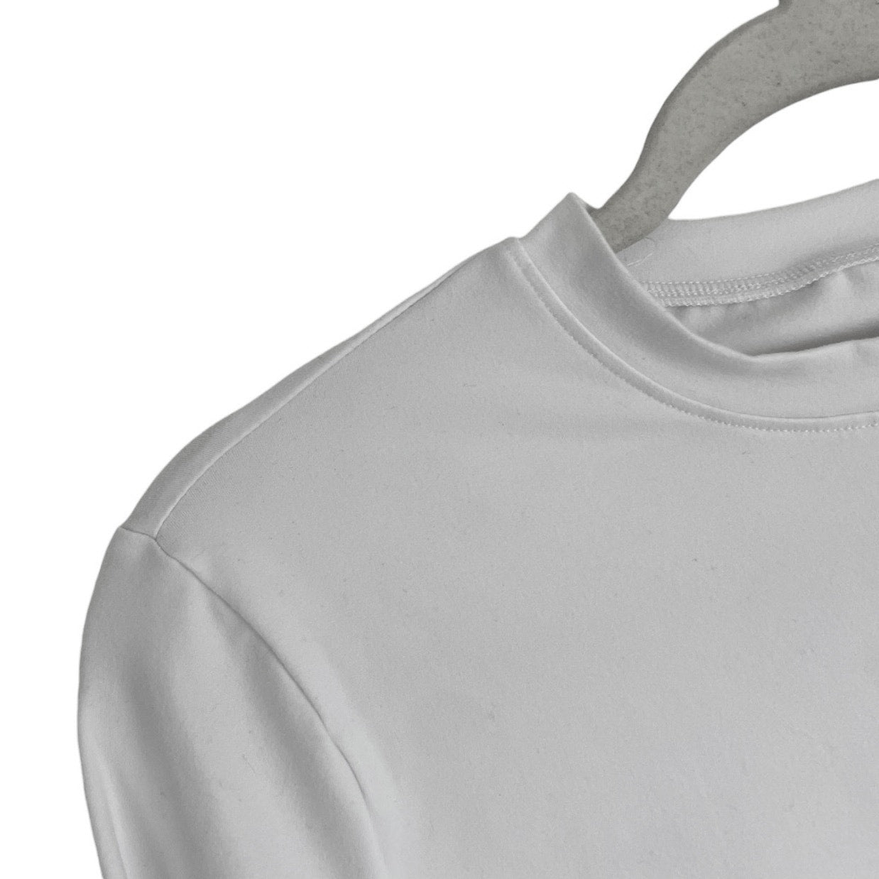 Yogingo White High Neck Long Sleeve Top