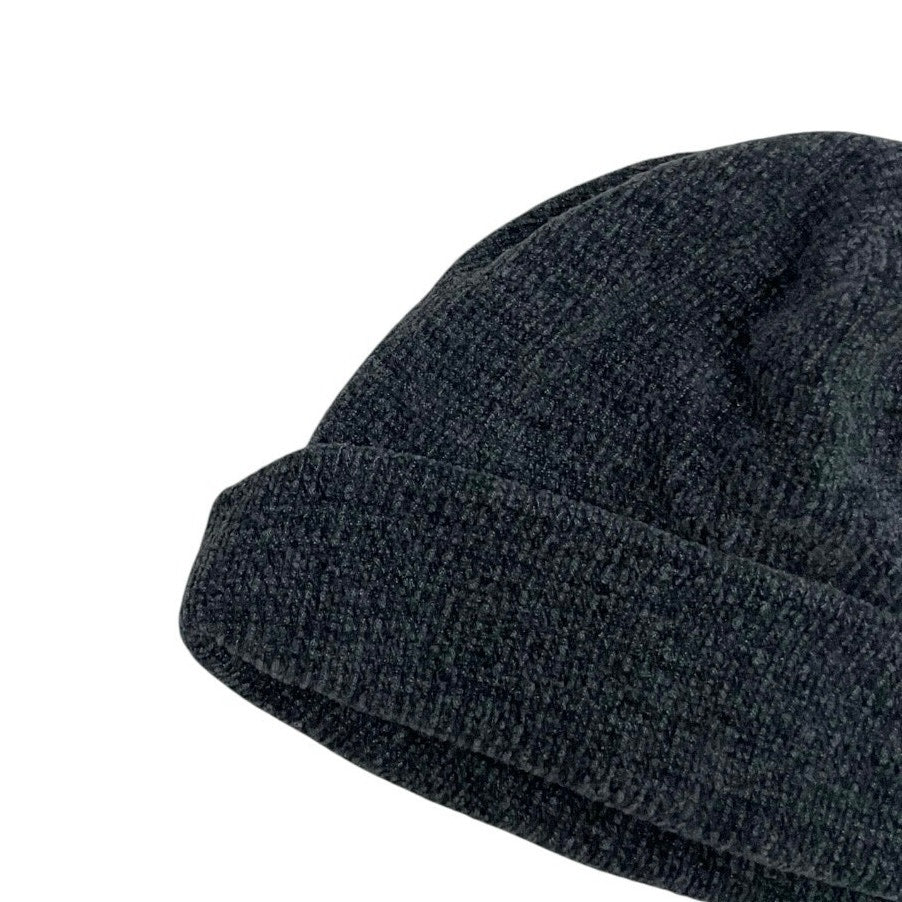 Grey Knit Beanie Hat