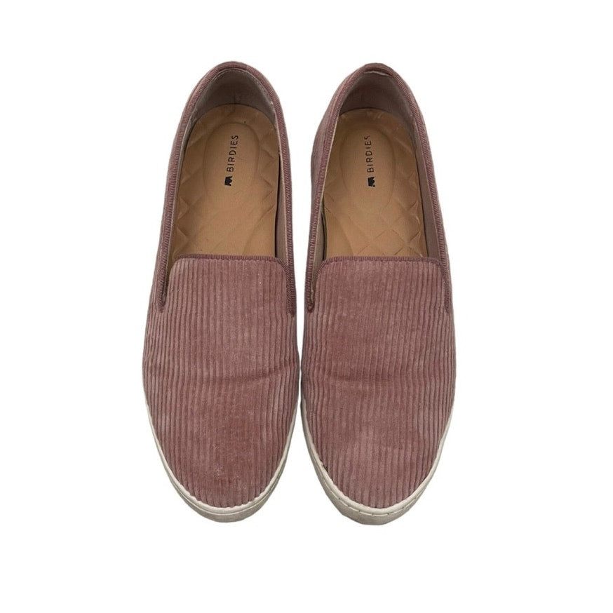 Birdies Pink Corduroy Espadrilles