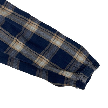 Aerie Blue & Beige Plaid Pajama Pants