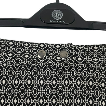 41 Hawthorn Black & White Boho Mini Skirt