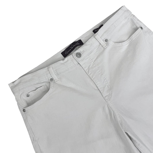 Gloria Vanderbilt White Boyfriend Jeans