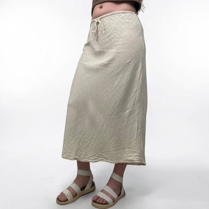 Hollister Beige Maxi Skirt