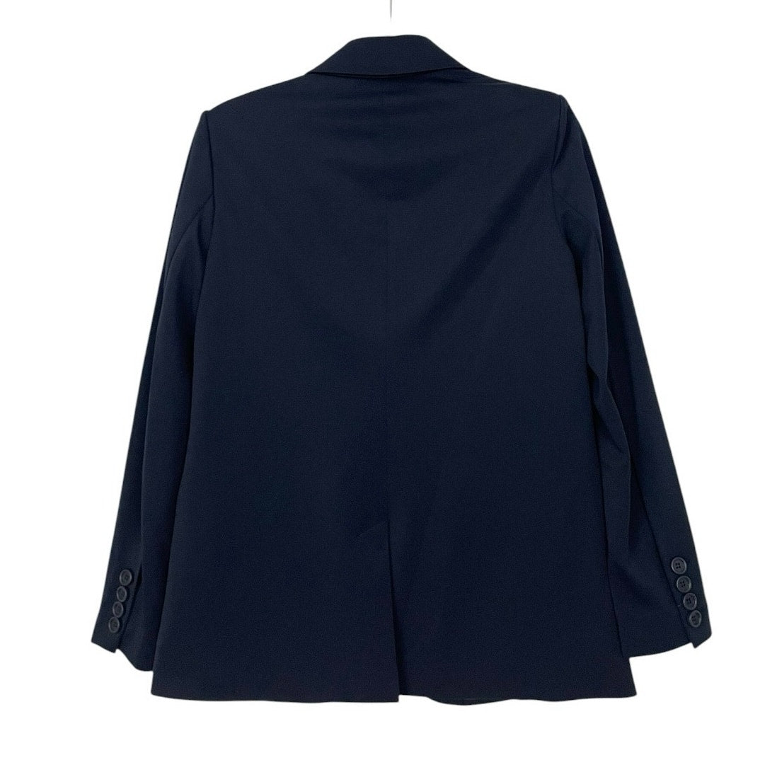 Adrianna Papell Navy Blue One Button Blazer
