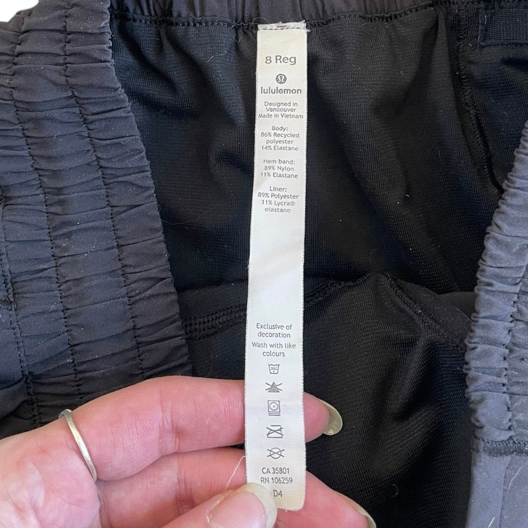 Lululemon Athletica Black Active Mini Shorts