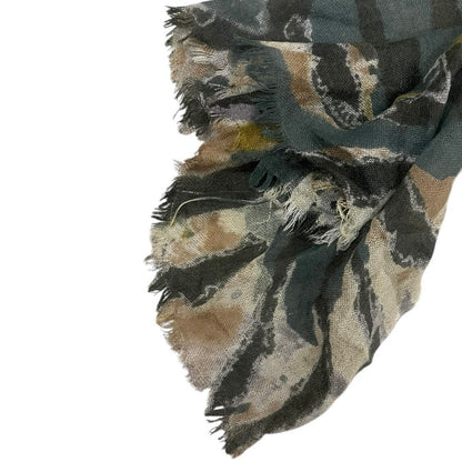 Abstract Earth Tones Lightweight Scarf