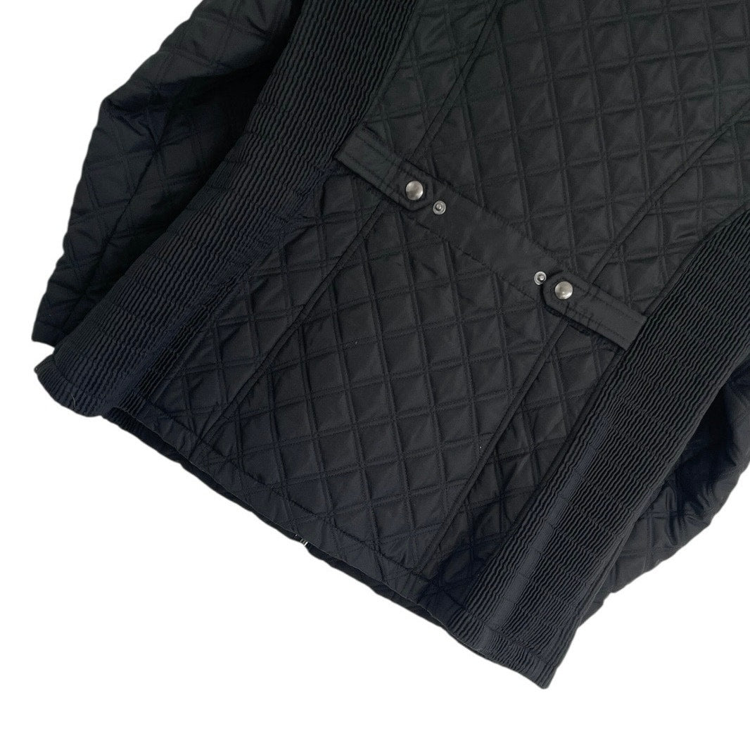 Avenue Black Zip Up Puffer Fitted Winter Coat