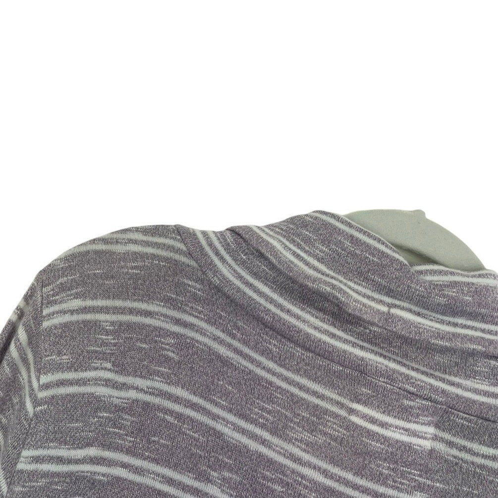 Olive + Oak Purple Striped Cowl Neck Sweatshirt
