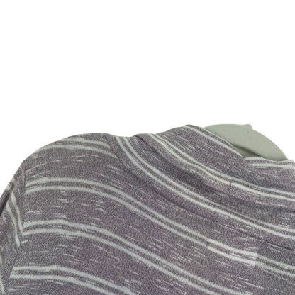 Olive + Oak Purple Striped Cowl Neck Sweatshirt