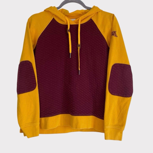 Columbia University of Minnesota Maroon & Yellow Hoodie Sweatshirt