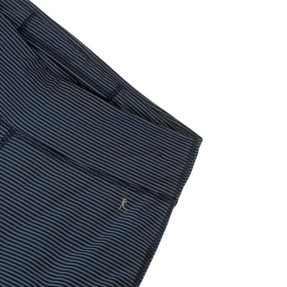 Danskin Now Grey Striped Dri More Active Capri Cropped Leggings