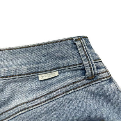 Sky and Sparrow Denim High Rise Distressed Mini Jean Shorts