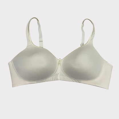 Vanity Fair Silky Cream Beaded Bow Padded Bra