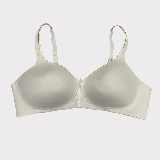 Vanity Fair Silky Cream Beaded Bow Padded Bra