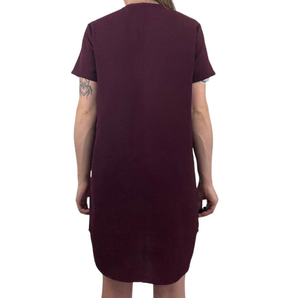 Lush Maroon Mini Dress