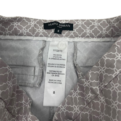 Mario Serrani Quatrefoil Print Midi Shorts