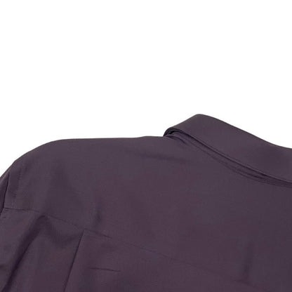 Kenneth Cole Mens Purple Long Sleeve Slim Fit Button Down Dress Shirt
